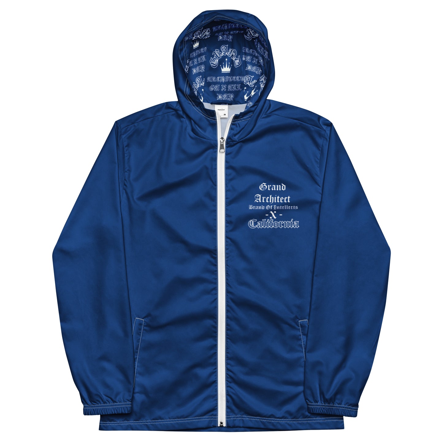 Dodger Blue Grand Architect Men’s windbreaker