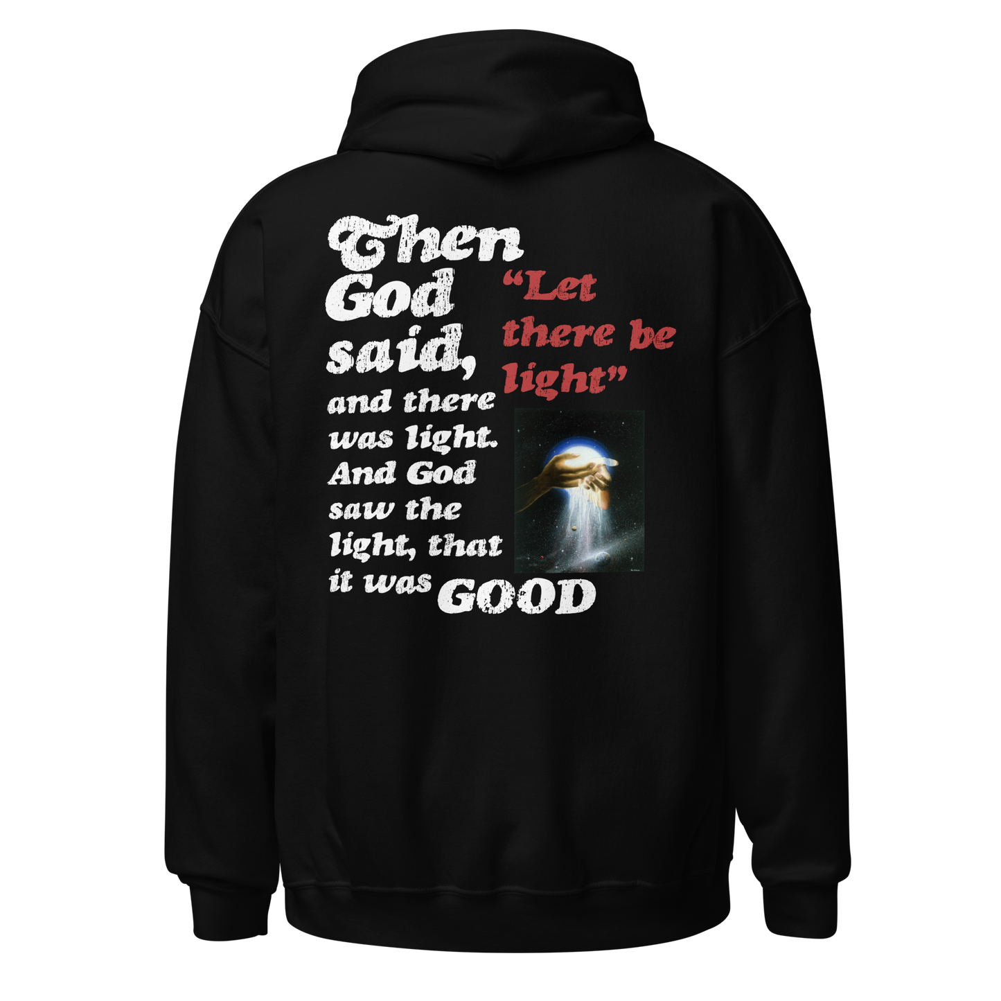 Genesis 1:3-embroidery Hoodie