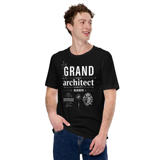 Grand Architect Crafted Genius Unisex t-shirt