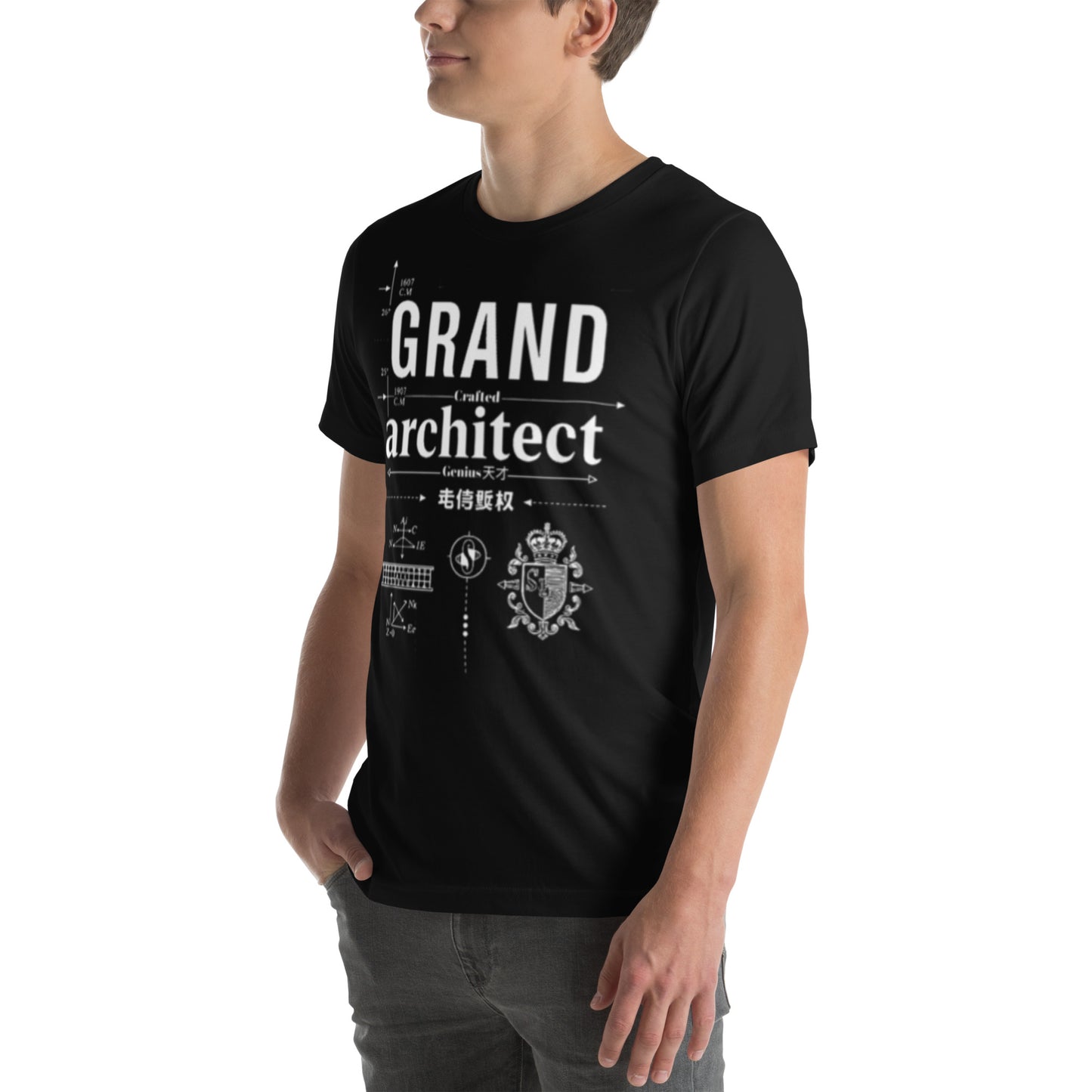 Grand Architect Crafted Genius Unisex t-shirt