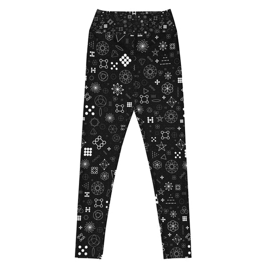 Quadrivium pattern Yoga Leggings